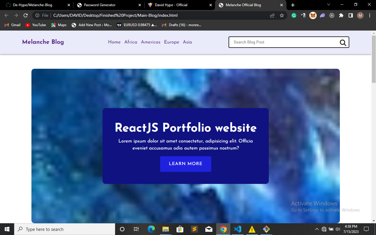 An Image of my project